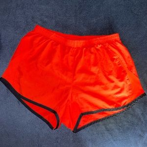 NIKE ORANGE RUNNING SHORTS